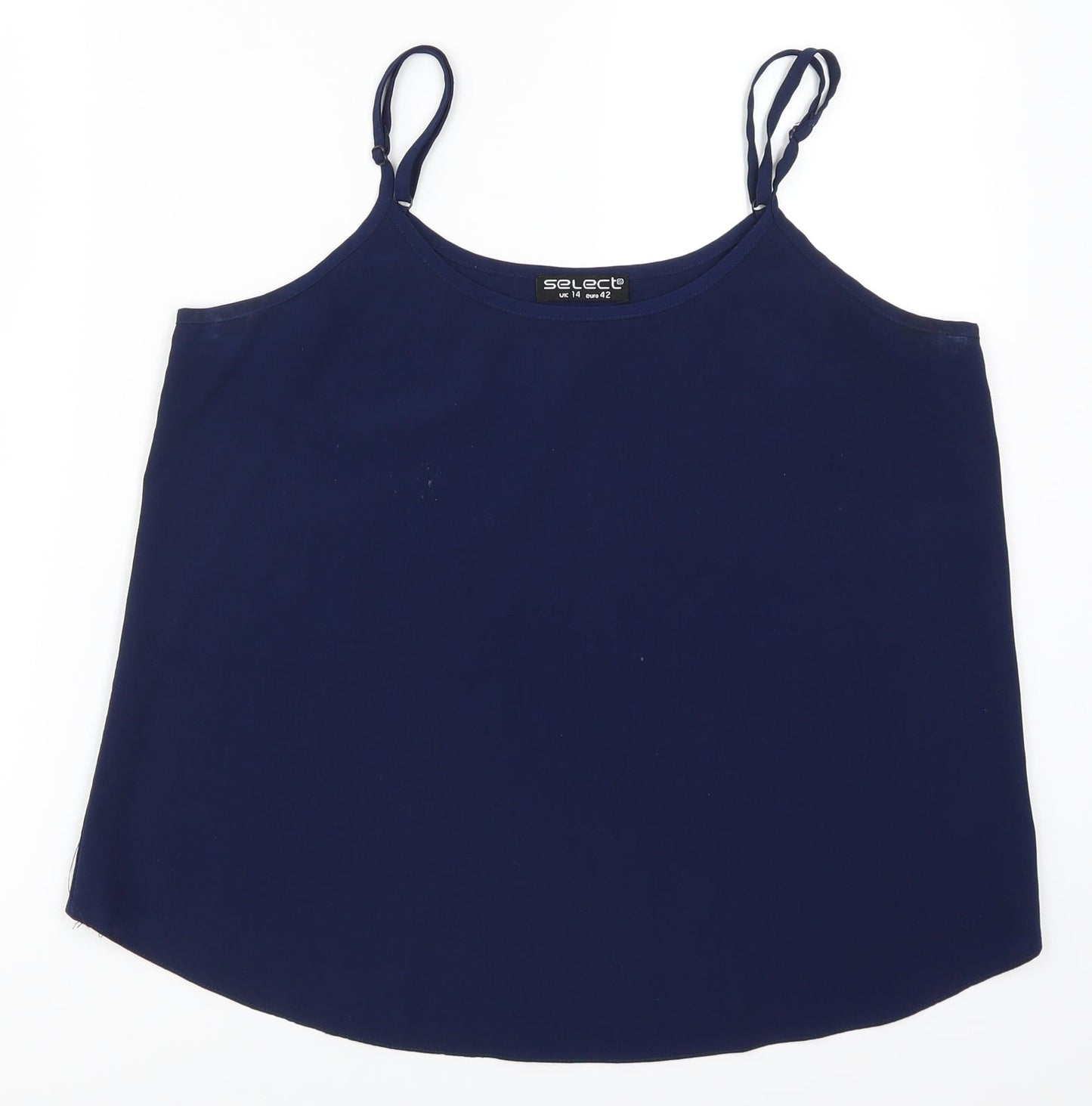 Select Womens Blue   Basic Tank Size 14