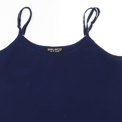 Preloved Select Womens Blue   Basic Tank Size 14 - Detail