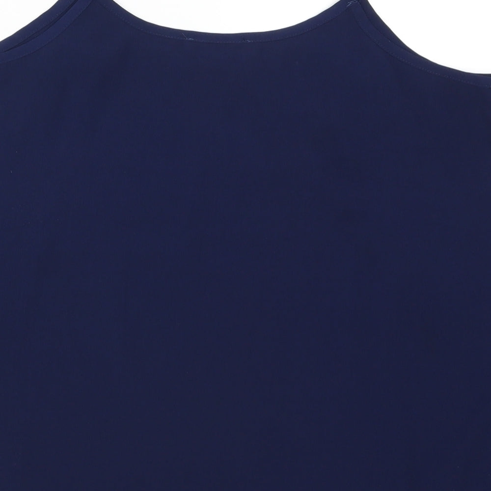 Select Womens Blue   Basic Tank Size 14
