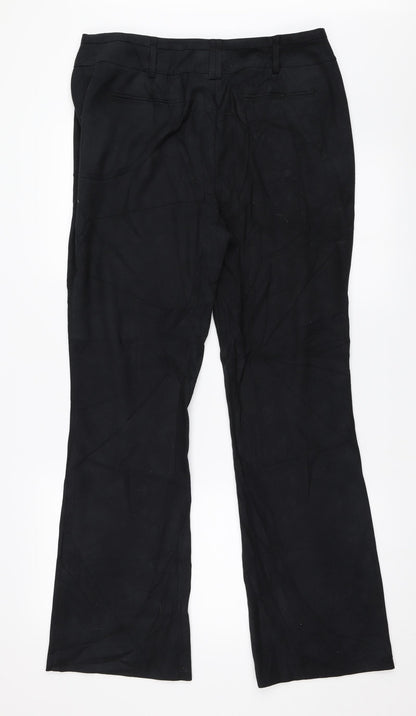 Soon Womens Black   Trousers  Size 12 L30.5 in