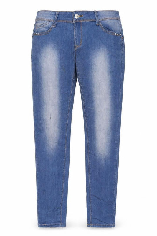 d.cherri Womens Blue  Denim Skinny Jeans Size 40 L31.5 in