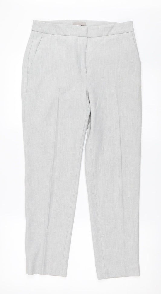 H&M Womens Grey   Trousers  Size 36 L26.5 in