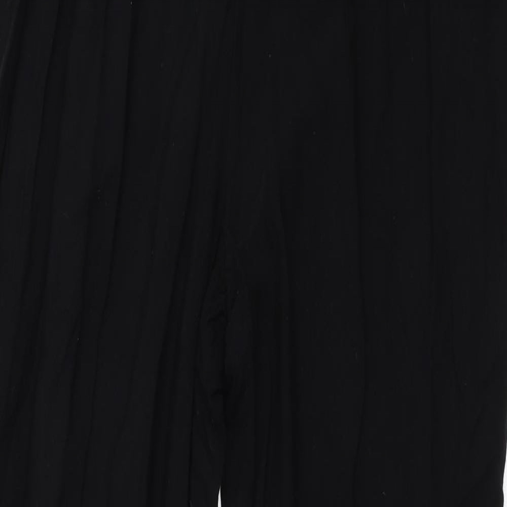 Papaya Womens Black   Trousers  Size 10 L28.5 in