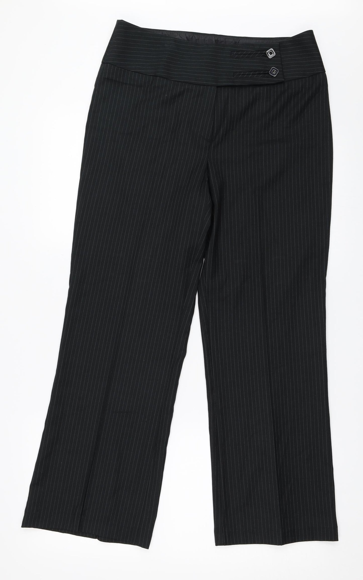 Preworn Womens Black   Trousers  Size 31 in L27.5 in