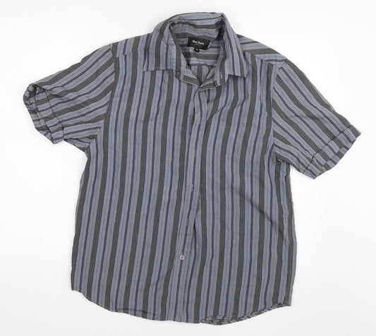 Ben Smith Mens Grey    Button-Up Size M