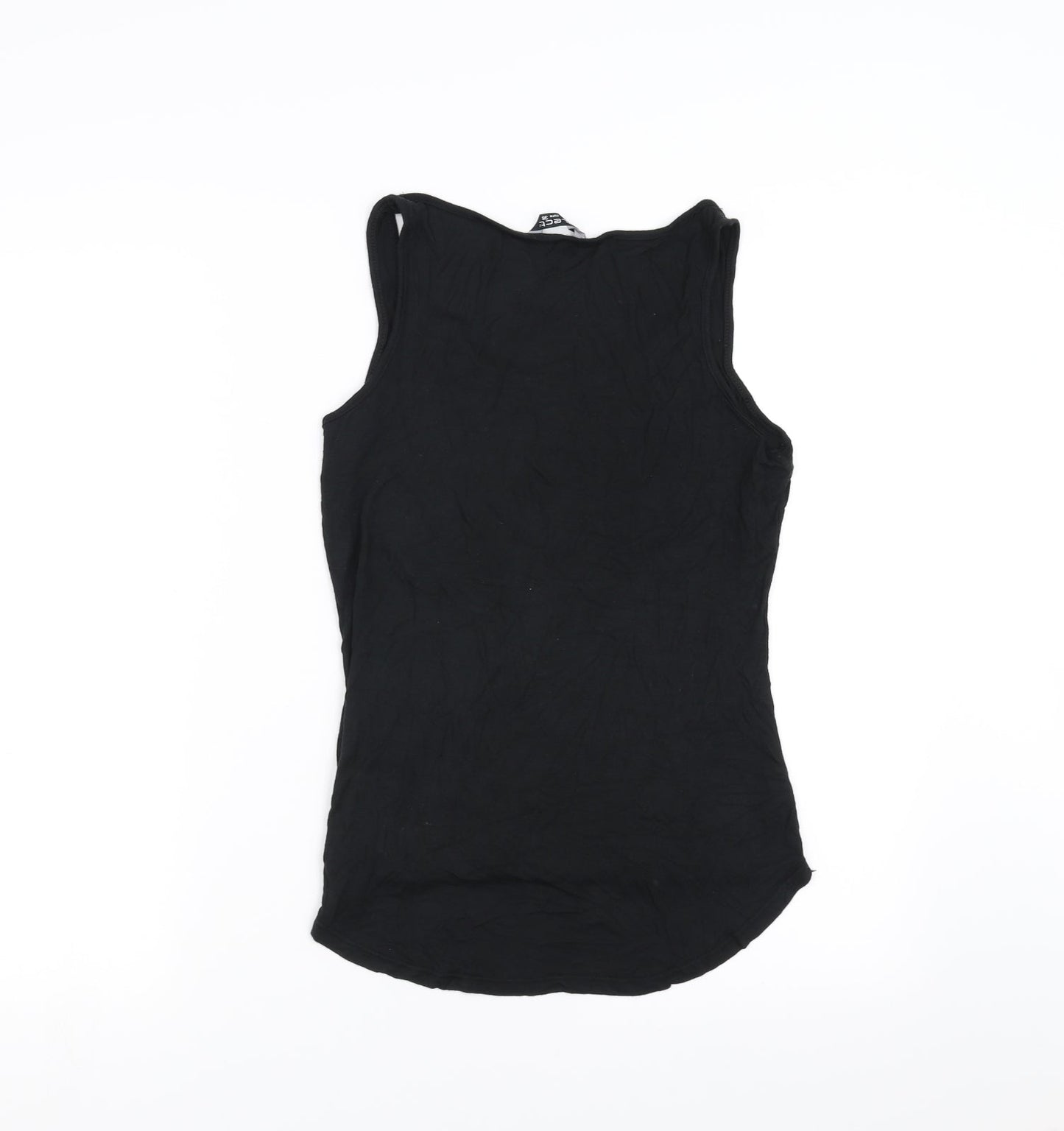 Select Womens Black   Basic Tank Size 8