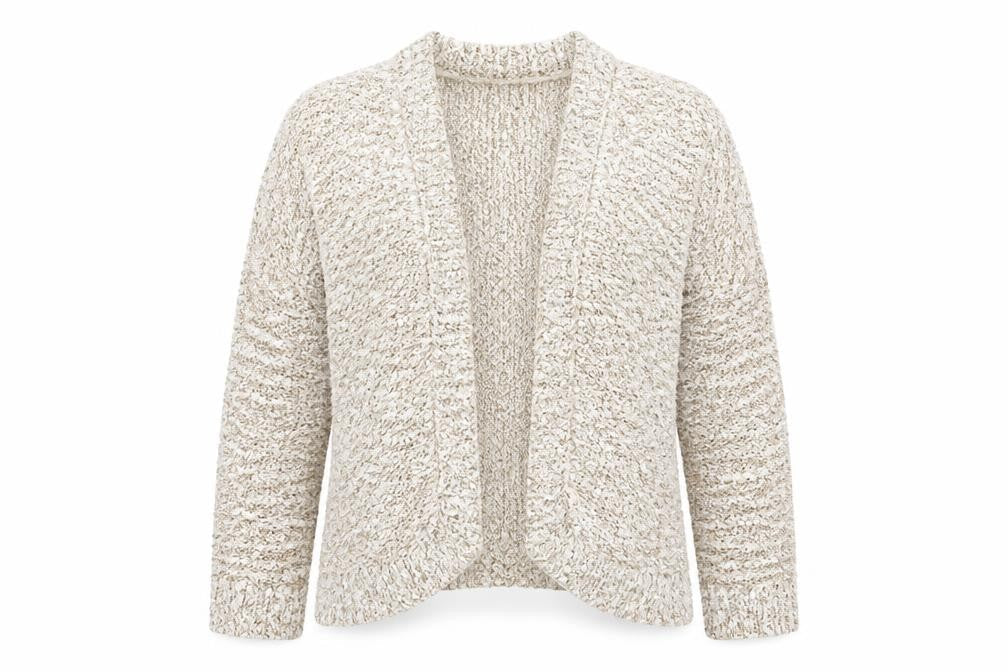 DAVID EMANUEL Womens Beige   Cardigan Jumper Size M