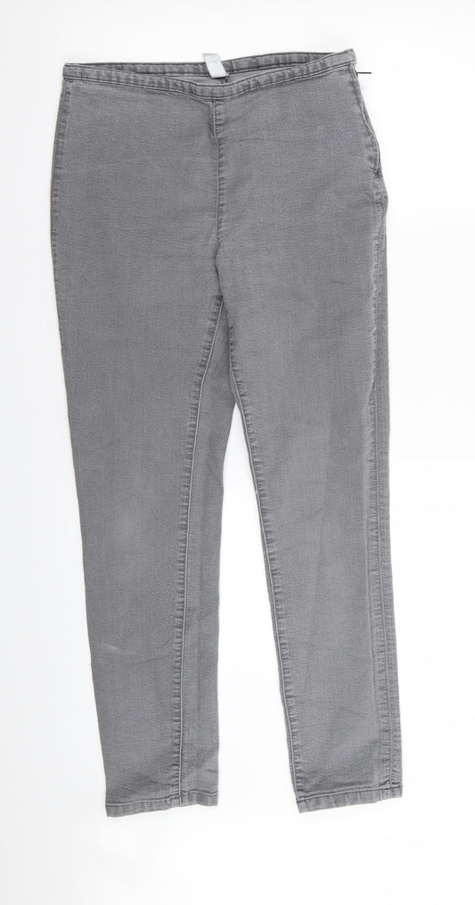 Wallis Womens Grey   Trousers  Size 12 L28 in