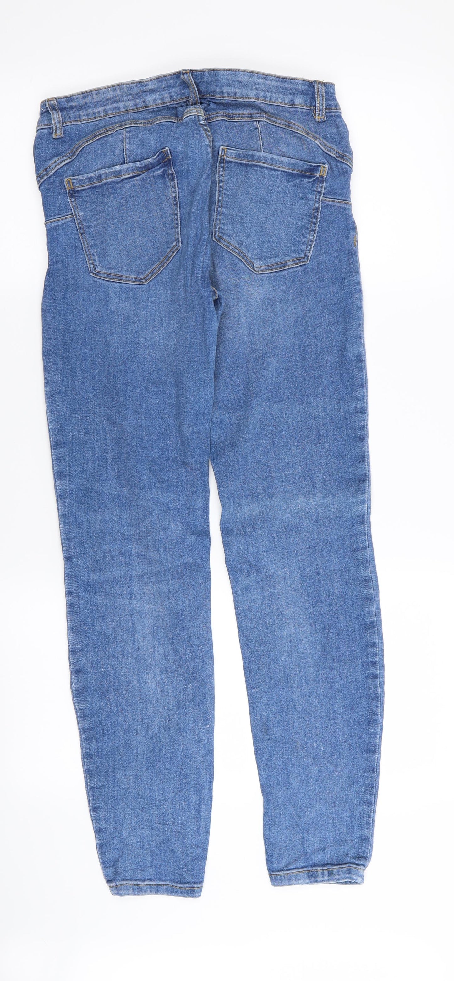 MOHITO Womens Blue   Skinny Jeans Size 10 L29 in