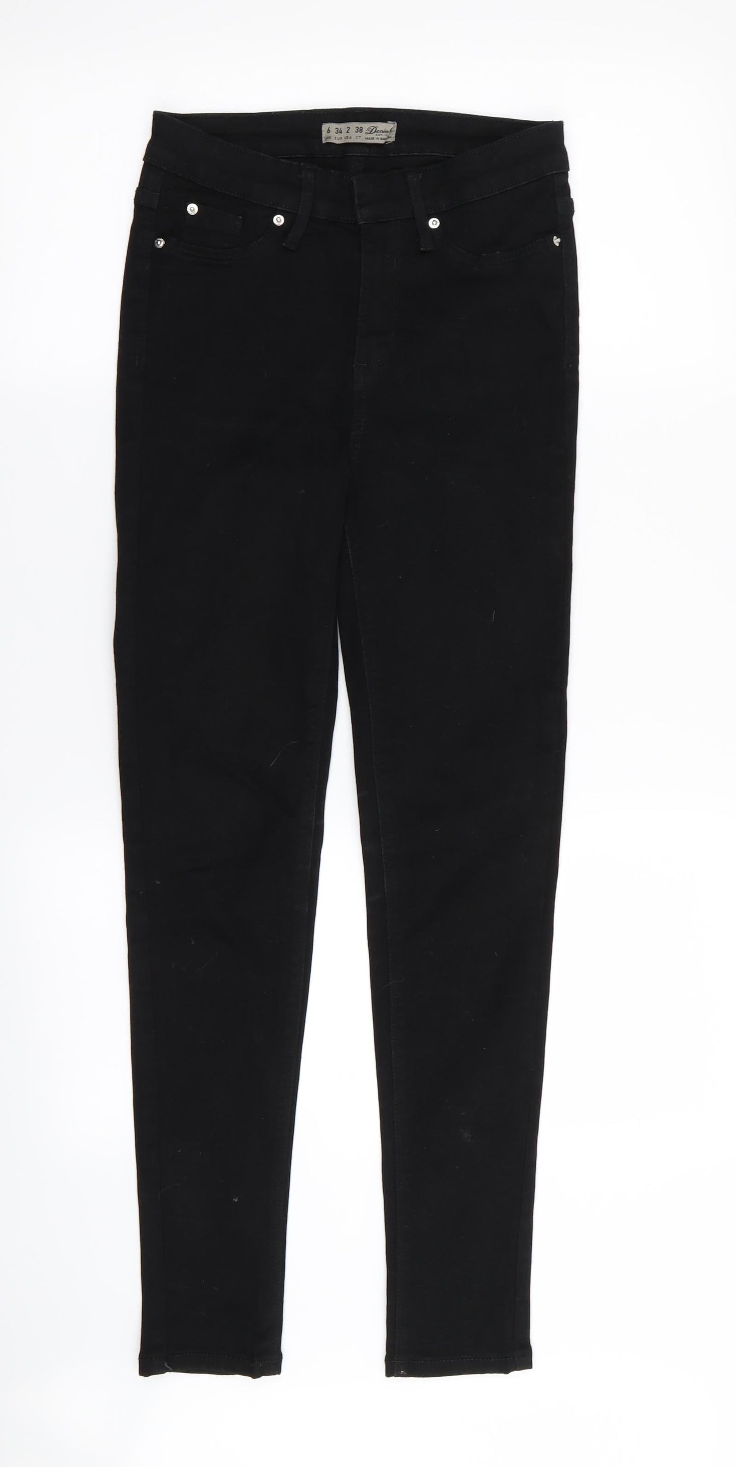 denim and co Womens Black   Skinny Jeans Size 6 L28 in
