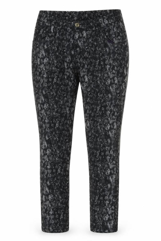 bottoms up Womens Black Geometric  Skinny Jeans Size 28 in L30 in