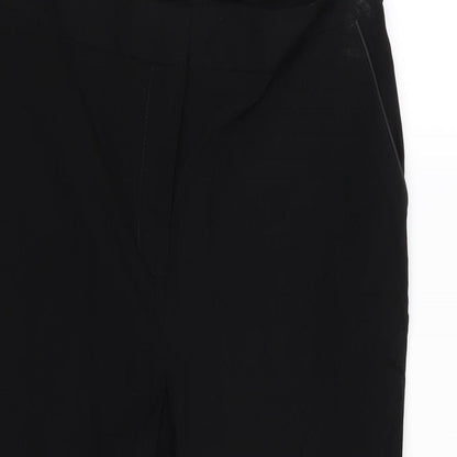 Papaya Womens Black   Trousers  Size 12 L20 in