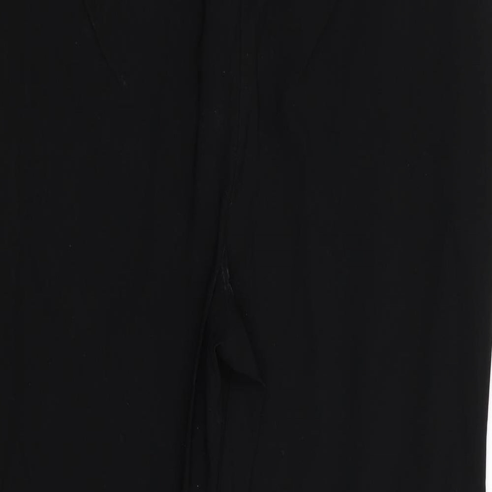 Papaya Womens Black   Trousers  Size 12 L20 in