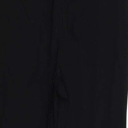 Papaya Womens Black   Trousers  Size 12 L20 in
