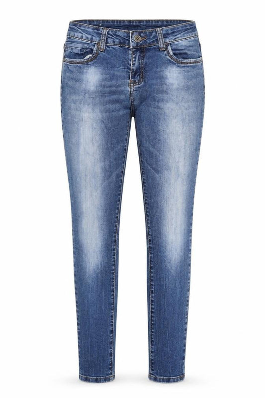 analucy Womens Blue   Skinny Jeans Size S L29 in
