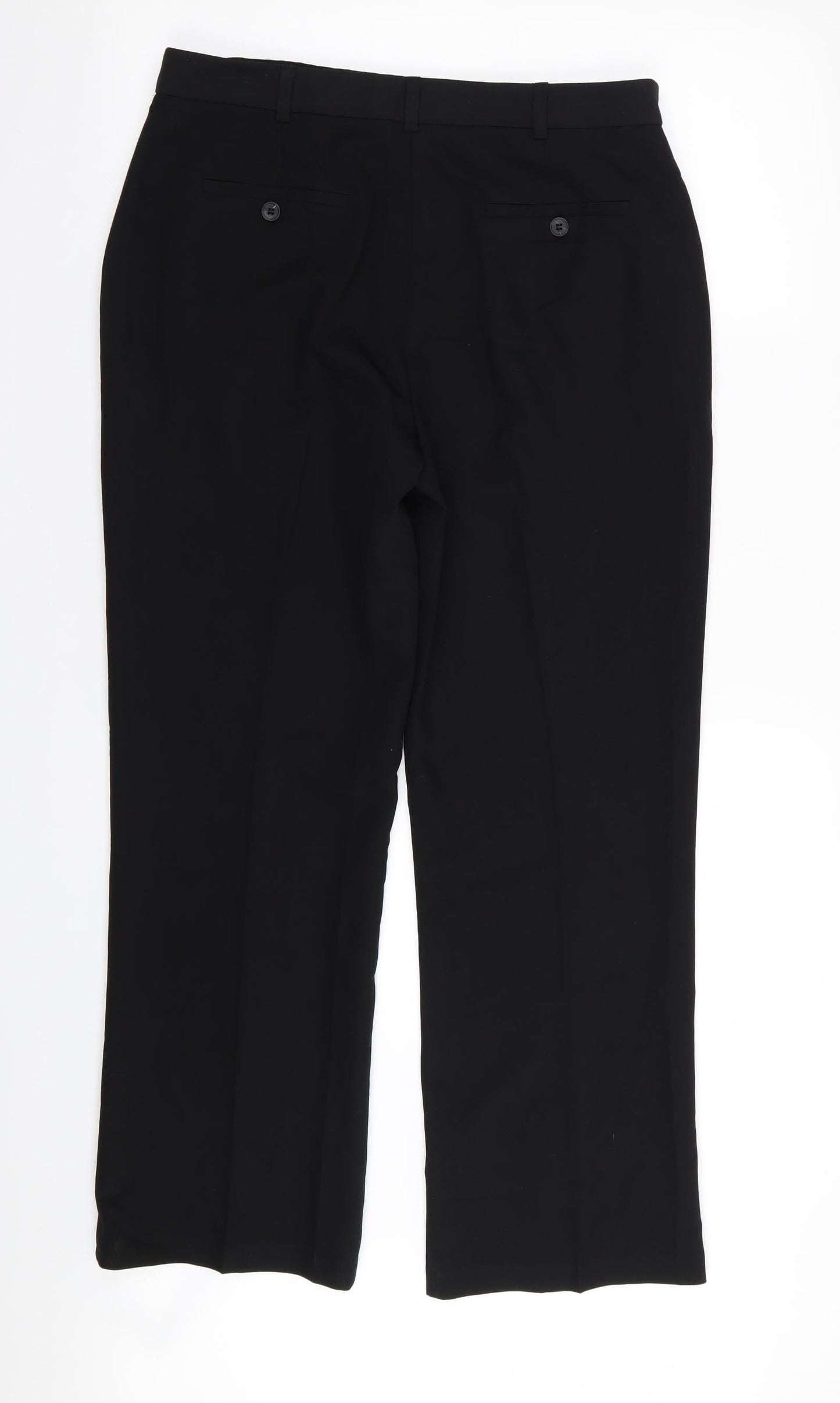 ASOS Womens Black   Trousers  Size 12 L27 in