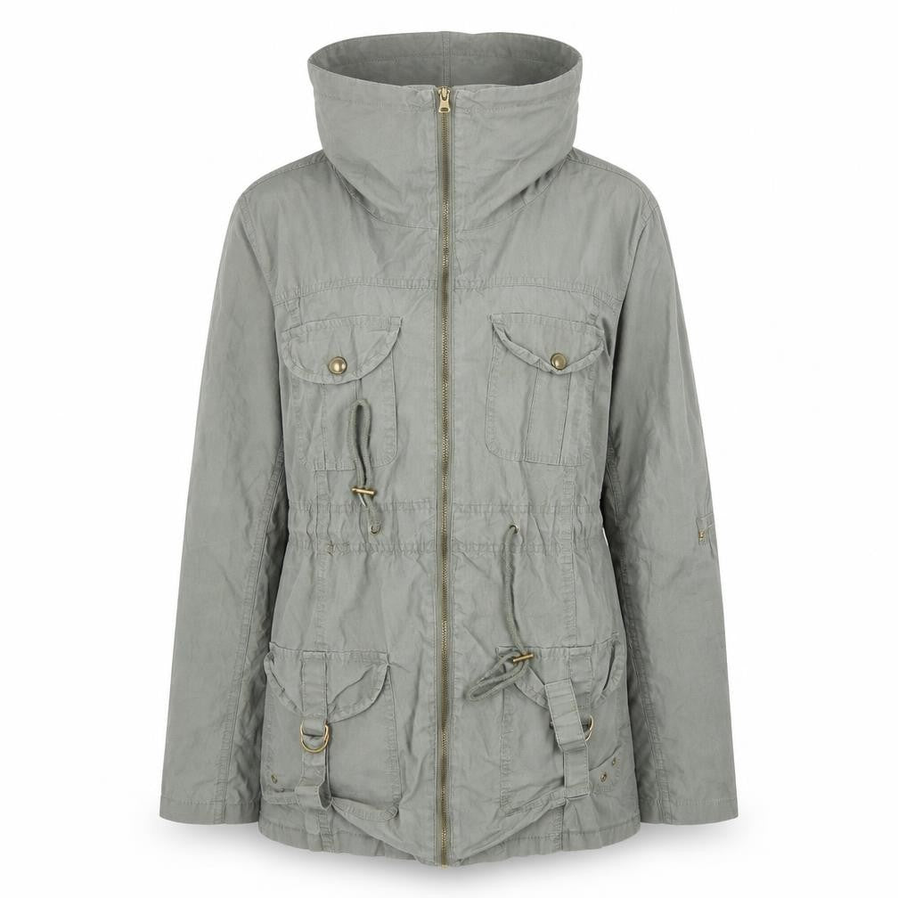 DENIM &CO  Womens Green   Jacket Coat Size 10
