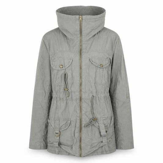 Denim & Co.  Womens Green   Jacket Coat Size 10