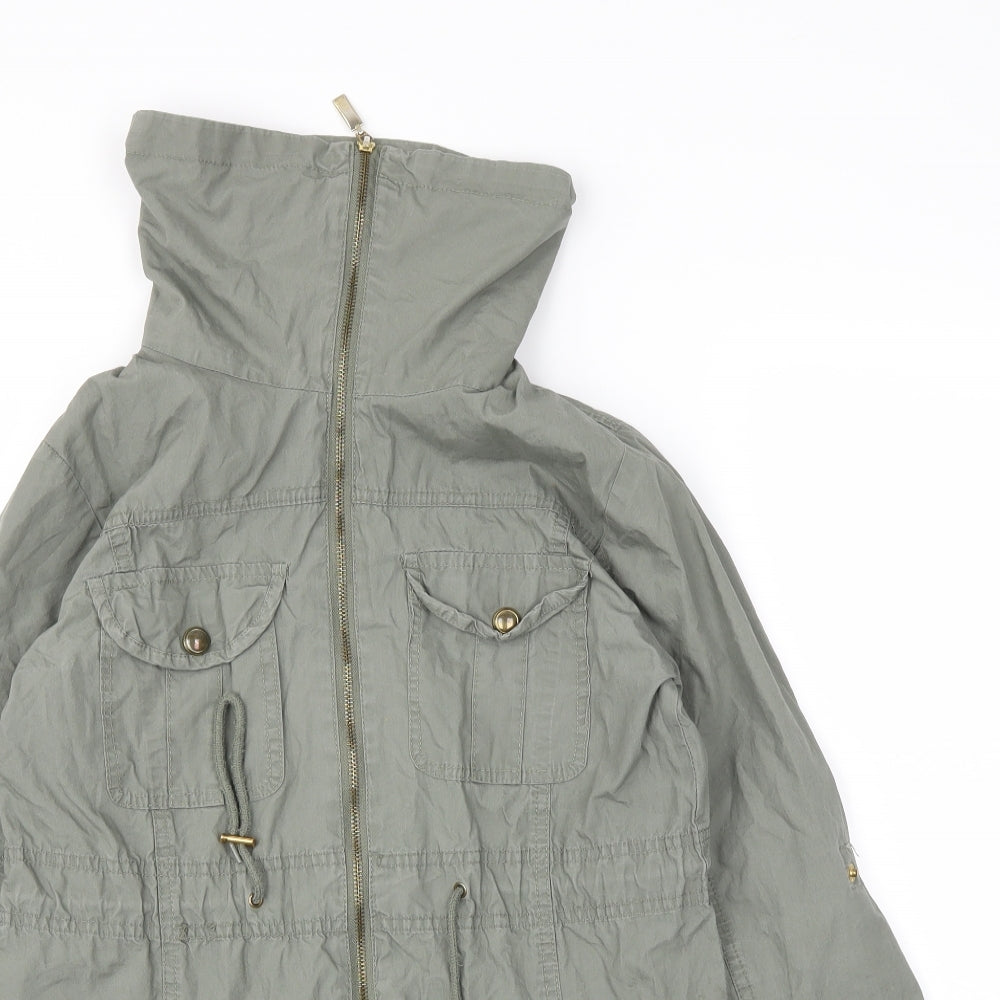 DENIM &CO  Womens Green   Jacket Coat Size 10