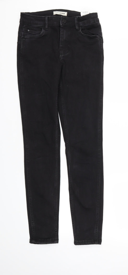 Preworn Womens Black   Skinny Jeans Size 28 in L30 in