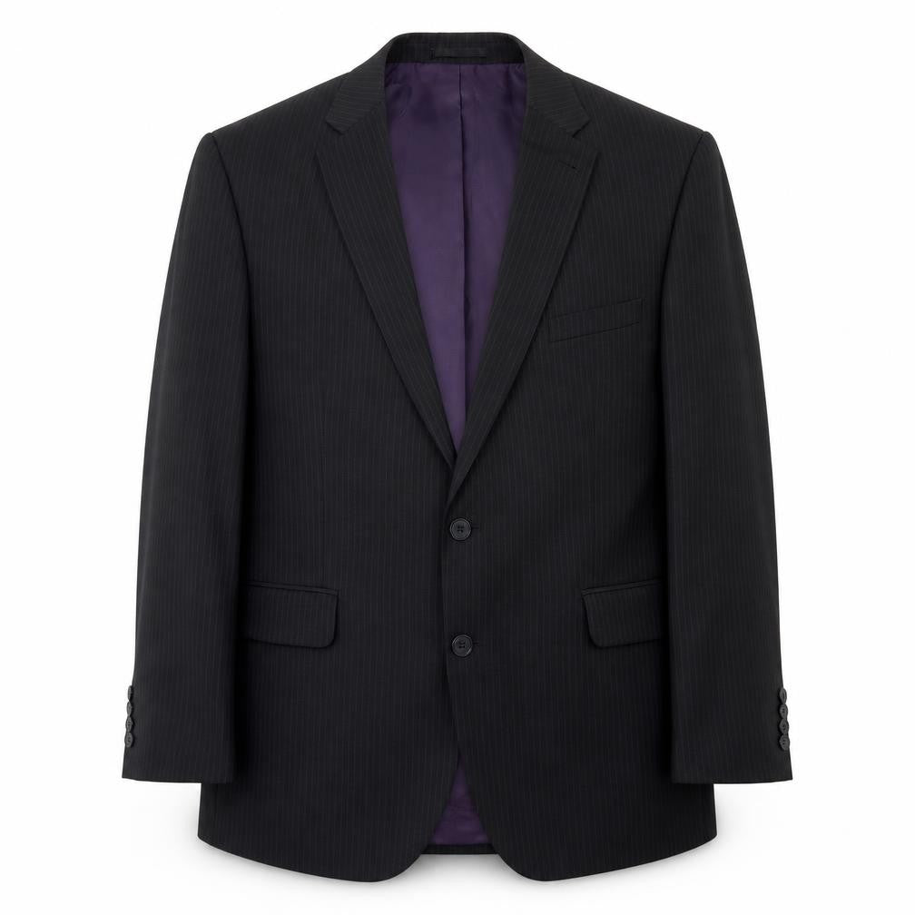 T&W Mens Black   Jacket Blazer Size 44