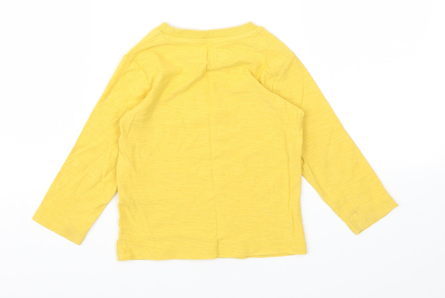 Matalan Boys Yellow   Basic T-Shirt Size 18-24 Months