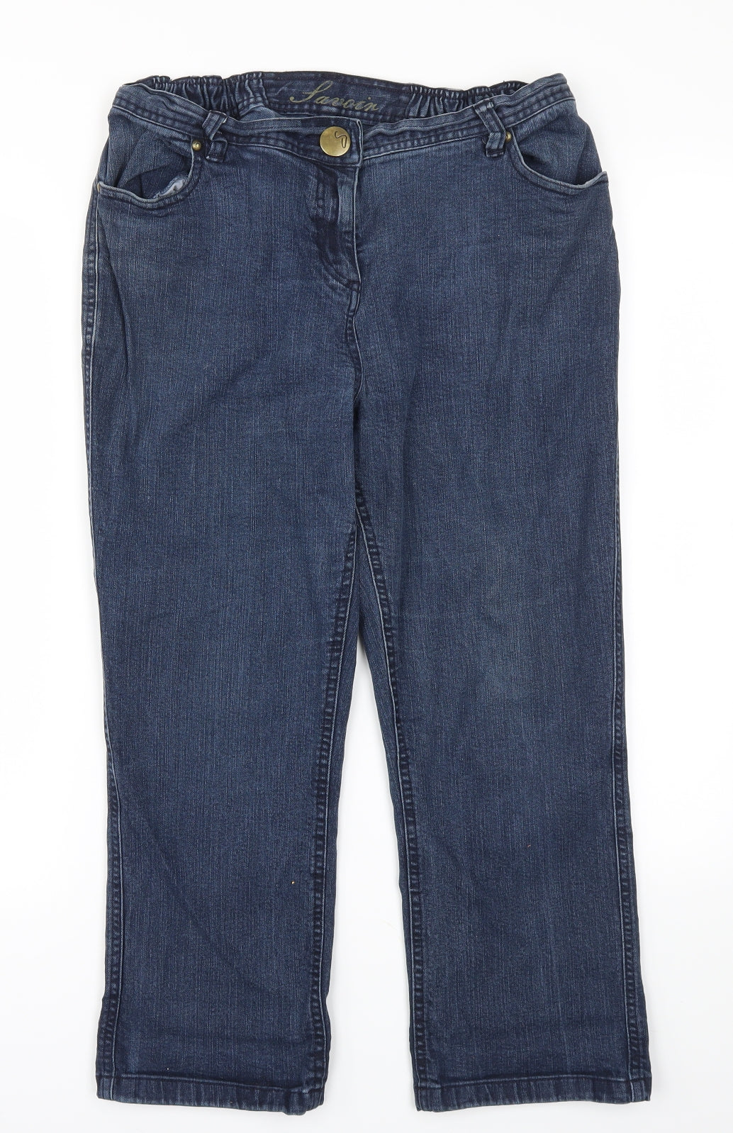 Preworn Womens Blue   Skinny Jeans Size 16 L22 in