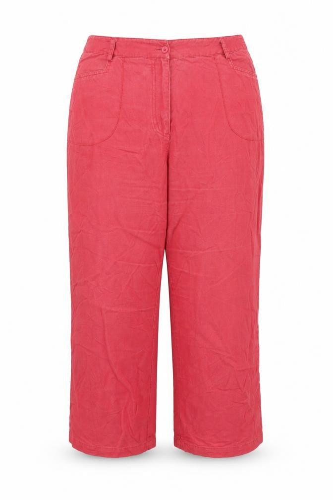 Cappuccini Womens Red   Trousers  Size 16 L25 in