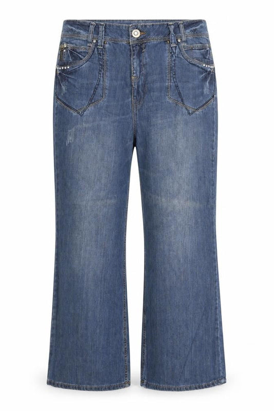 YEYES Womens Blue   Straight Jeans Size 46 L32 in