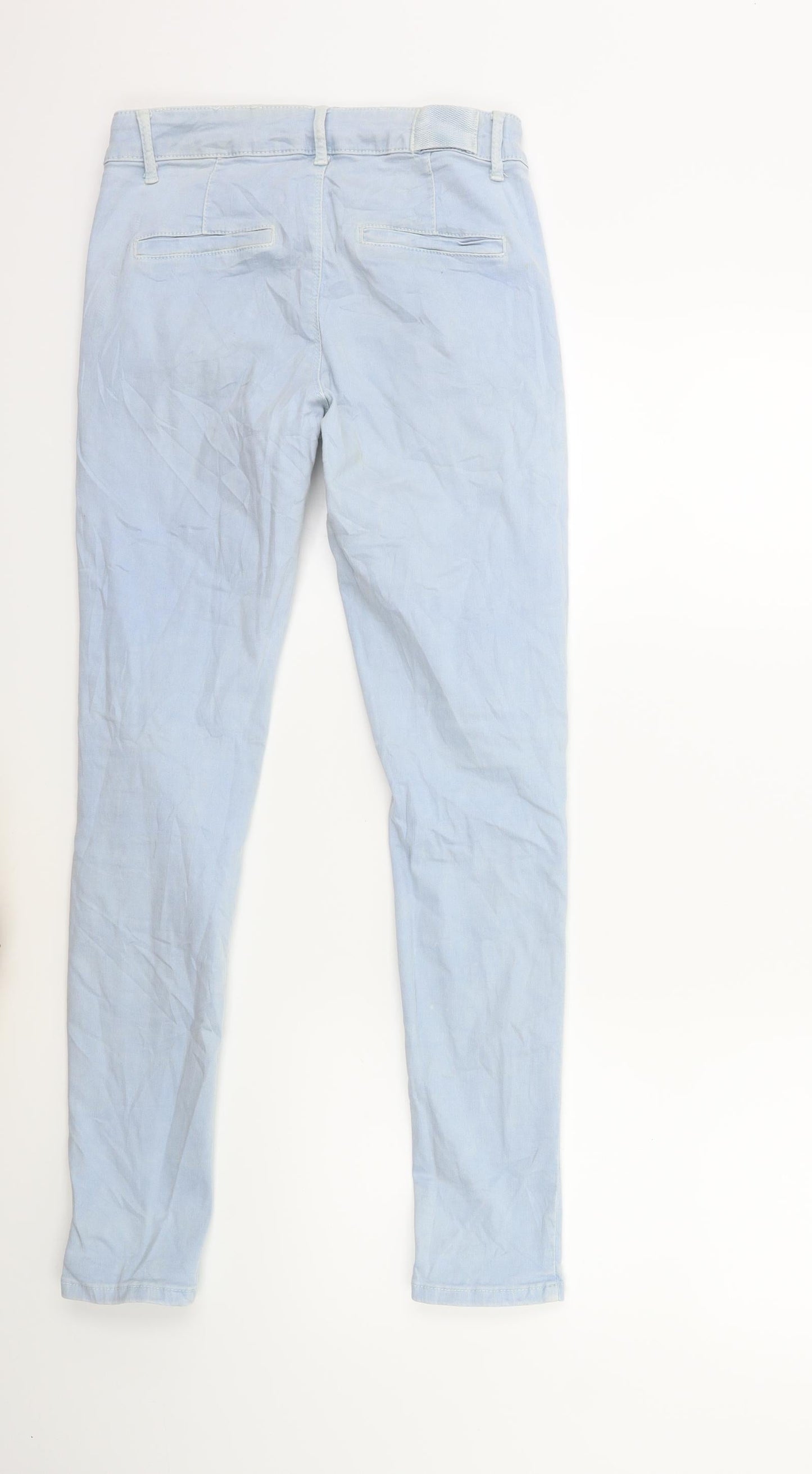 Preworn Womens Blue  Denim Skinny Jeans Size S L27 in