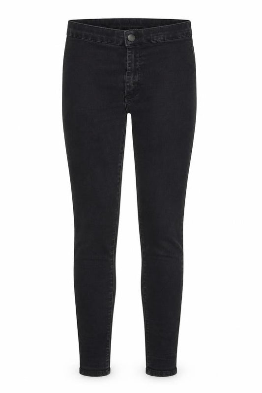 Topshop Womens Black  Denim Skinny Jeans Size 26 in L30 in