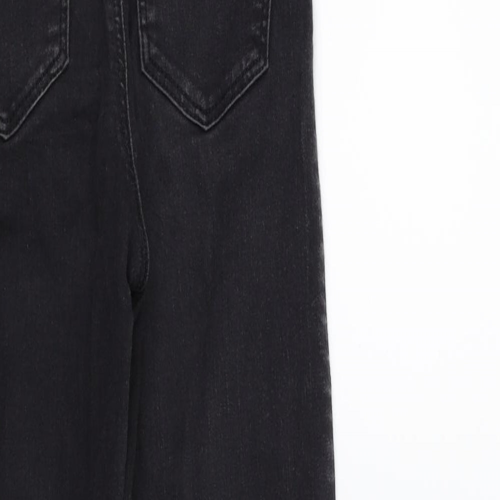 Topshop Womens Black  Denim Skinny Jeans Size 26 in L30 in