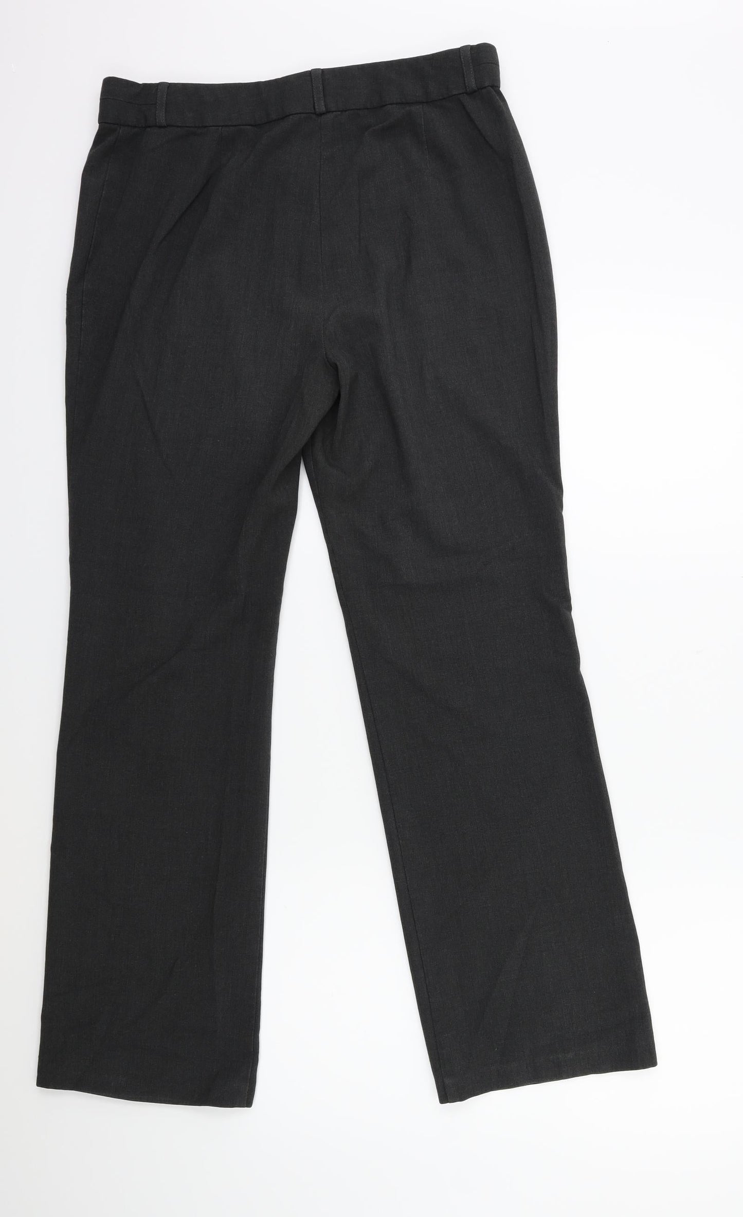Marks and Spencer Womens Grey   Trousers  Size 12 L29 in
