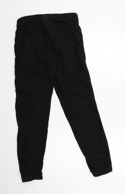 Next Womens Black   Trousers  Size 6 L27 in