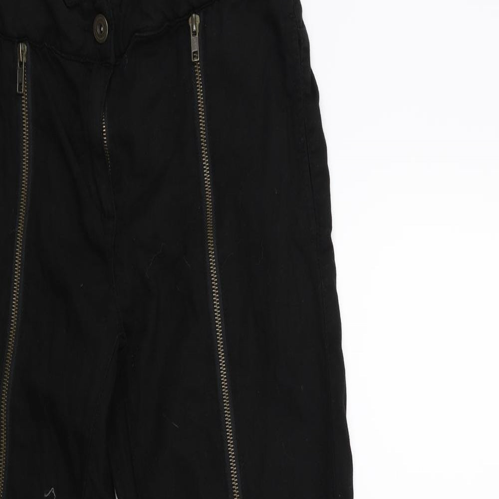 NEXT Womens Black   Trousers  Size 6 L27 in