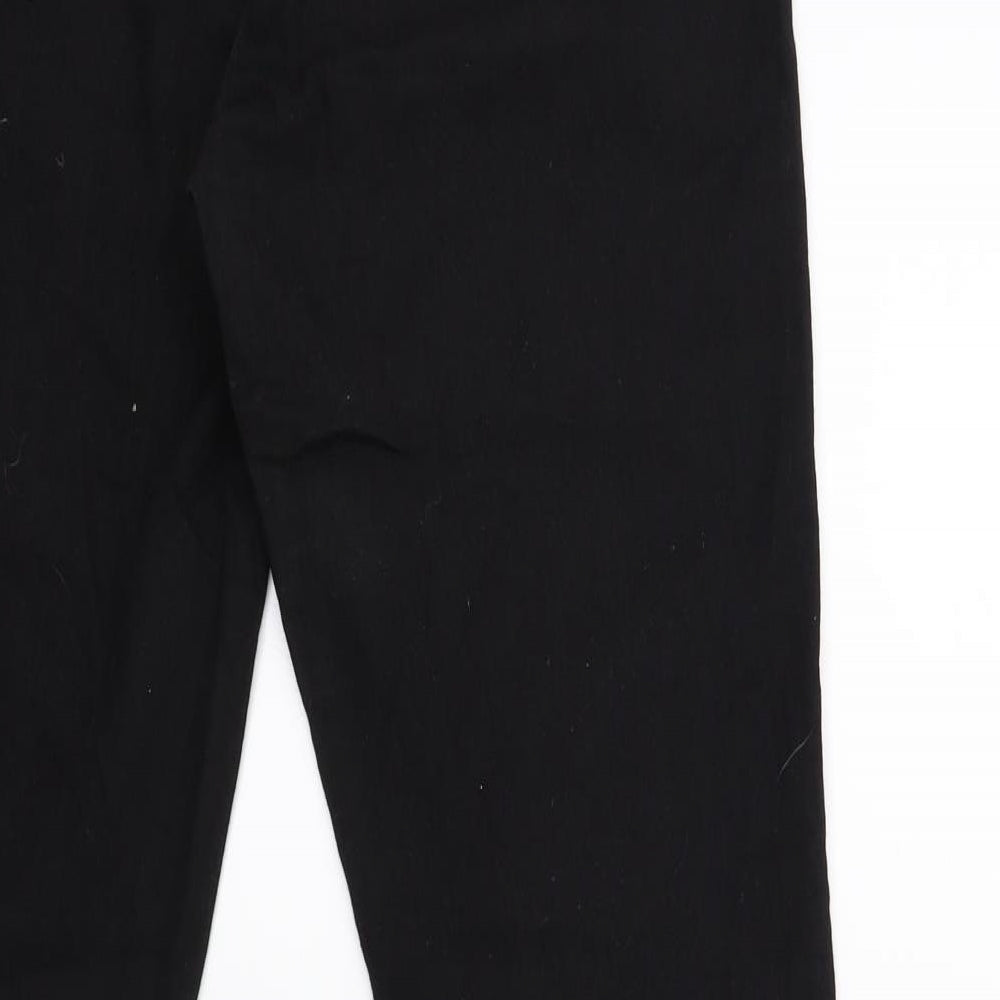 Denim & Co. Womens Black  Denim Jegging Jeans Size 12 L28 in