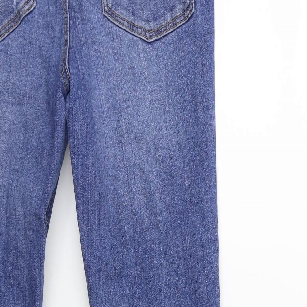Denim & Co. Womens Blue  Denim Skinny Jeans Size 8 L28 in