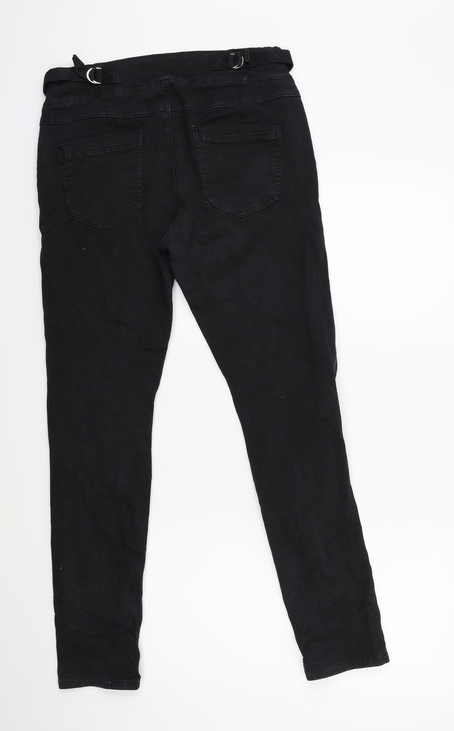 Preworn Womens Black  Denim Skinny Jeans Size XL L30 in