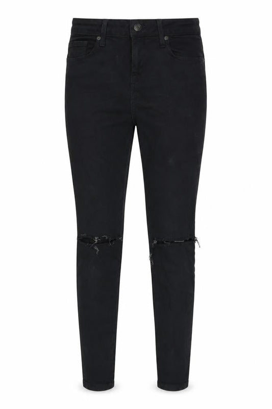 Topshop Womens Black  Denim Skinny Jeans Size 26 in L30 in