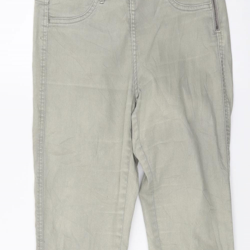 Divided Womens Green  Denim Jegging Jeans Size 12 L27 in