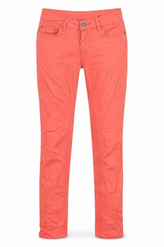 Janina Womens Red  Denim Skinny Jeans Size 10 L28 in