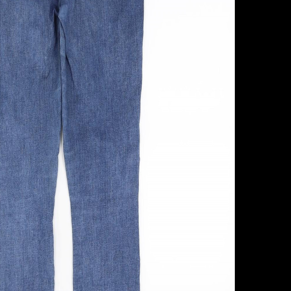 Topshop Womens Blue  Denim Skinny Jeans Size 28 L26 in