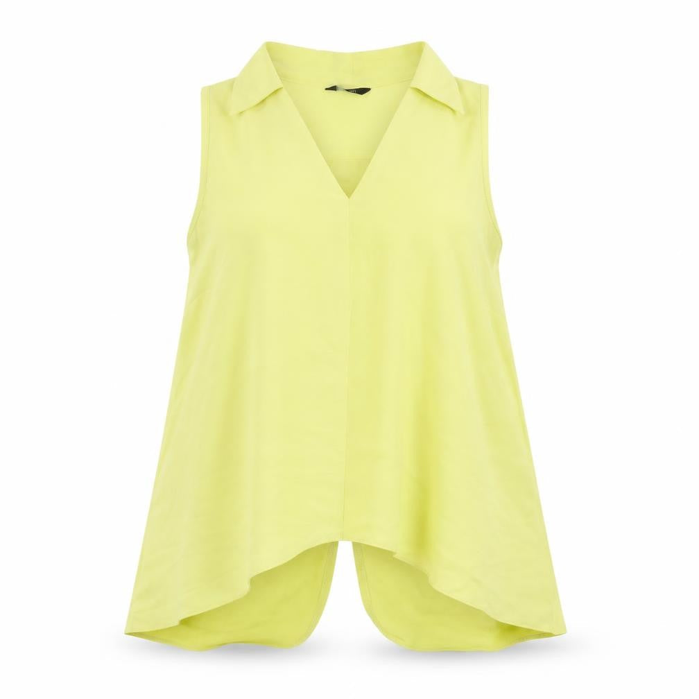 F&F Womens Yellow   Basic Blouse Size 12