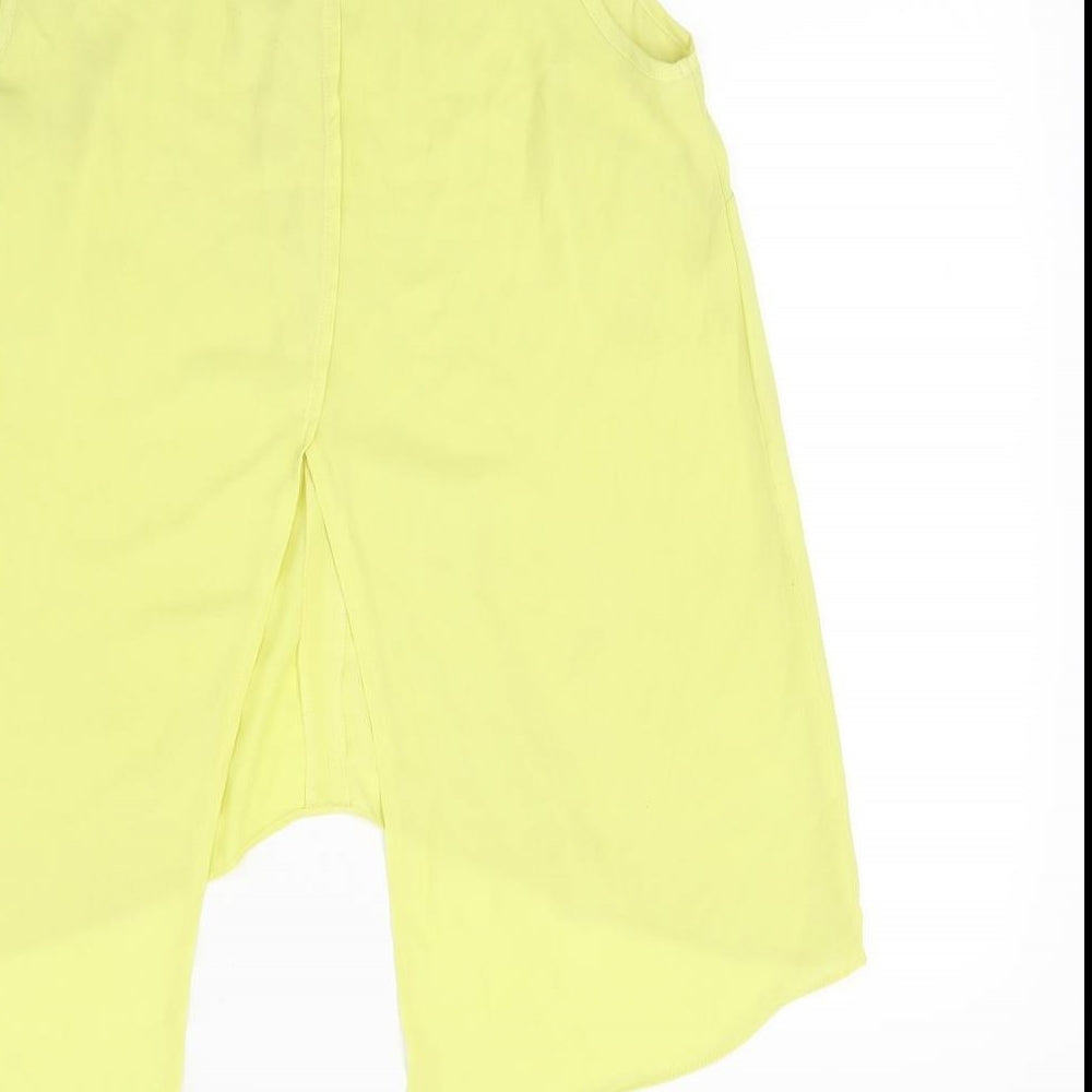 F&F Womens Yellow   Basic Blouse Size 12