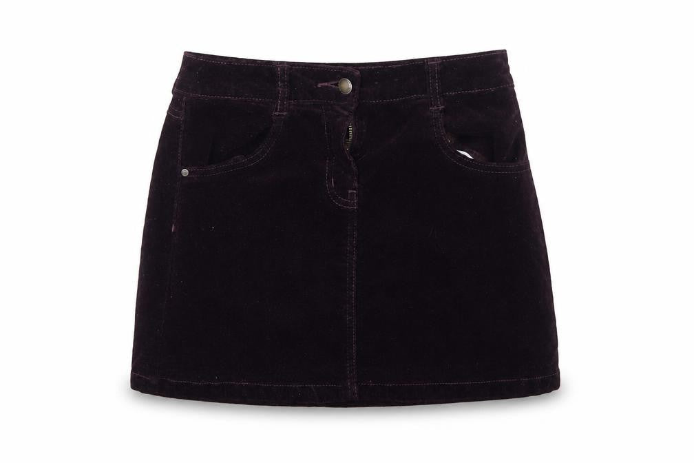 George Girls Red  Corduroy Mini Skirt Size 10 Years