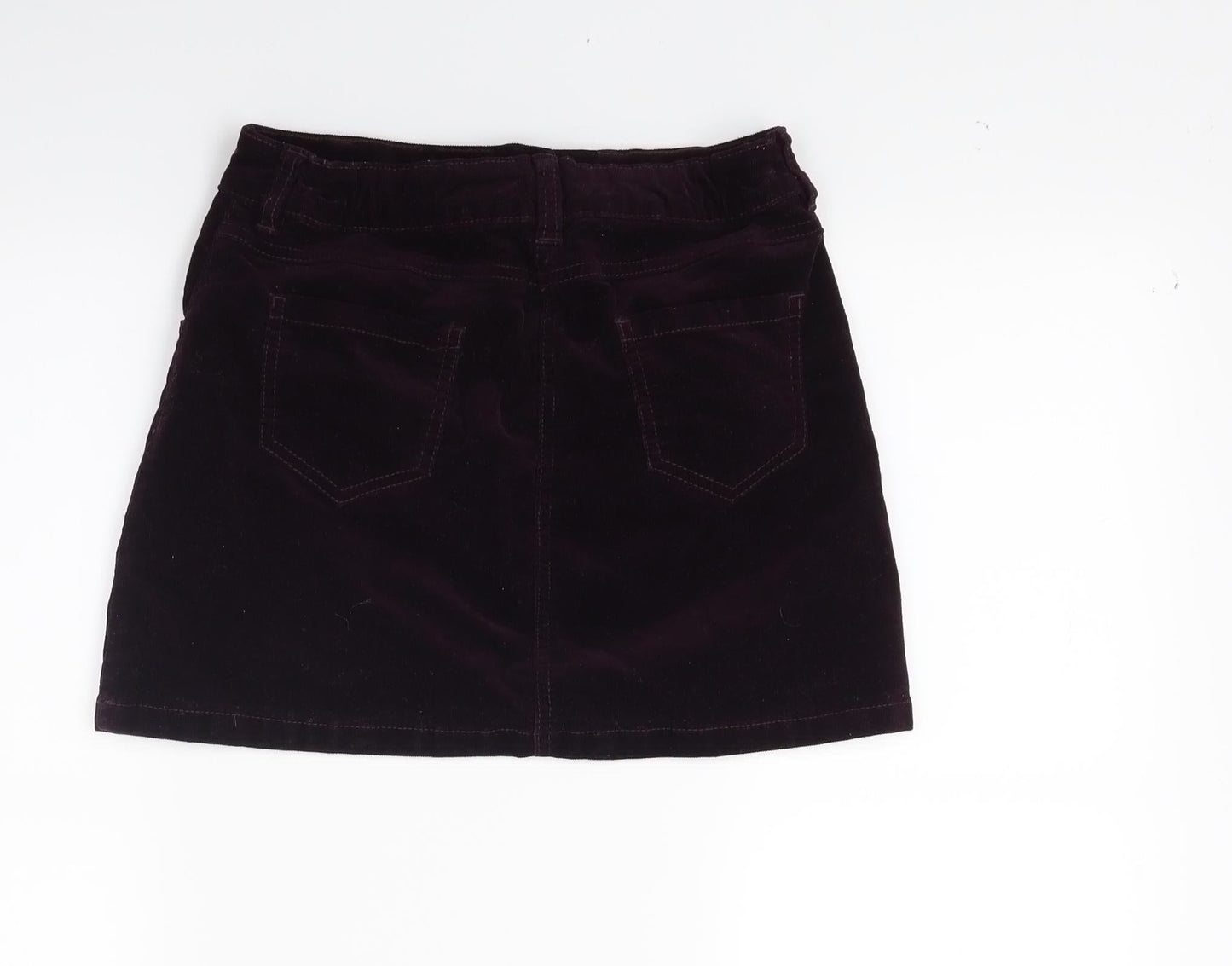 George Girls Red  Corduroy Mini Skirt Size 10 Years