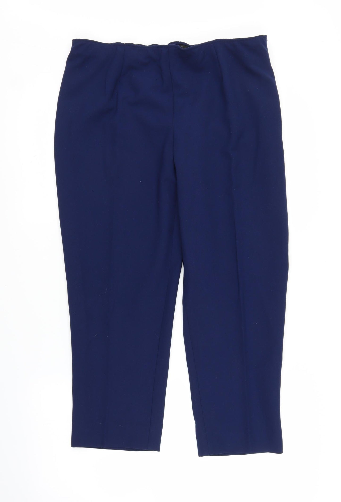 Preworn Womens Blue   Capri Trousers Size L L24 in