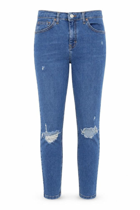 Topshop Womens Blue  Denim Jegging Jeans Size 28 in L27 in