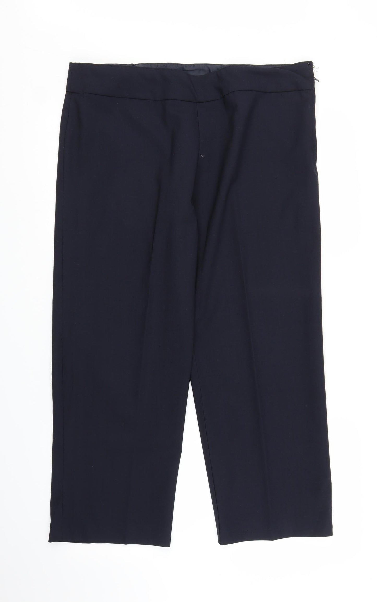 Preworn Womens Blue   Capri Trousers Size L L25 in