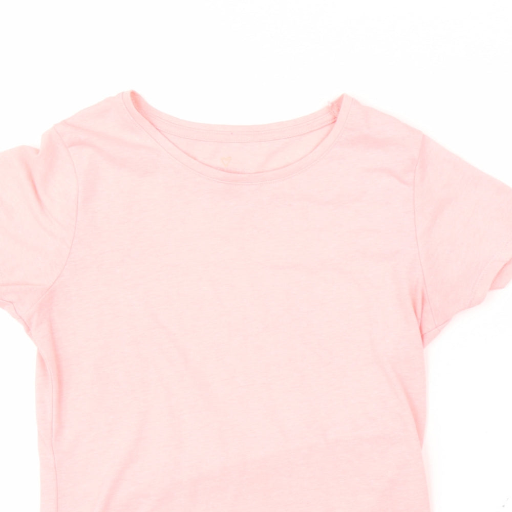 Miss E-vie Girls Pink   Basic T-Shirt Size 11-12 Years